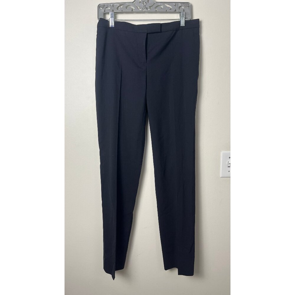 JIL SANDER BLACK SLIM FIT DRESS PANTS 6
